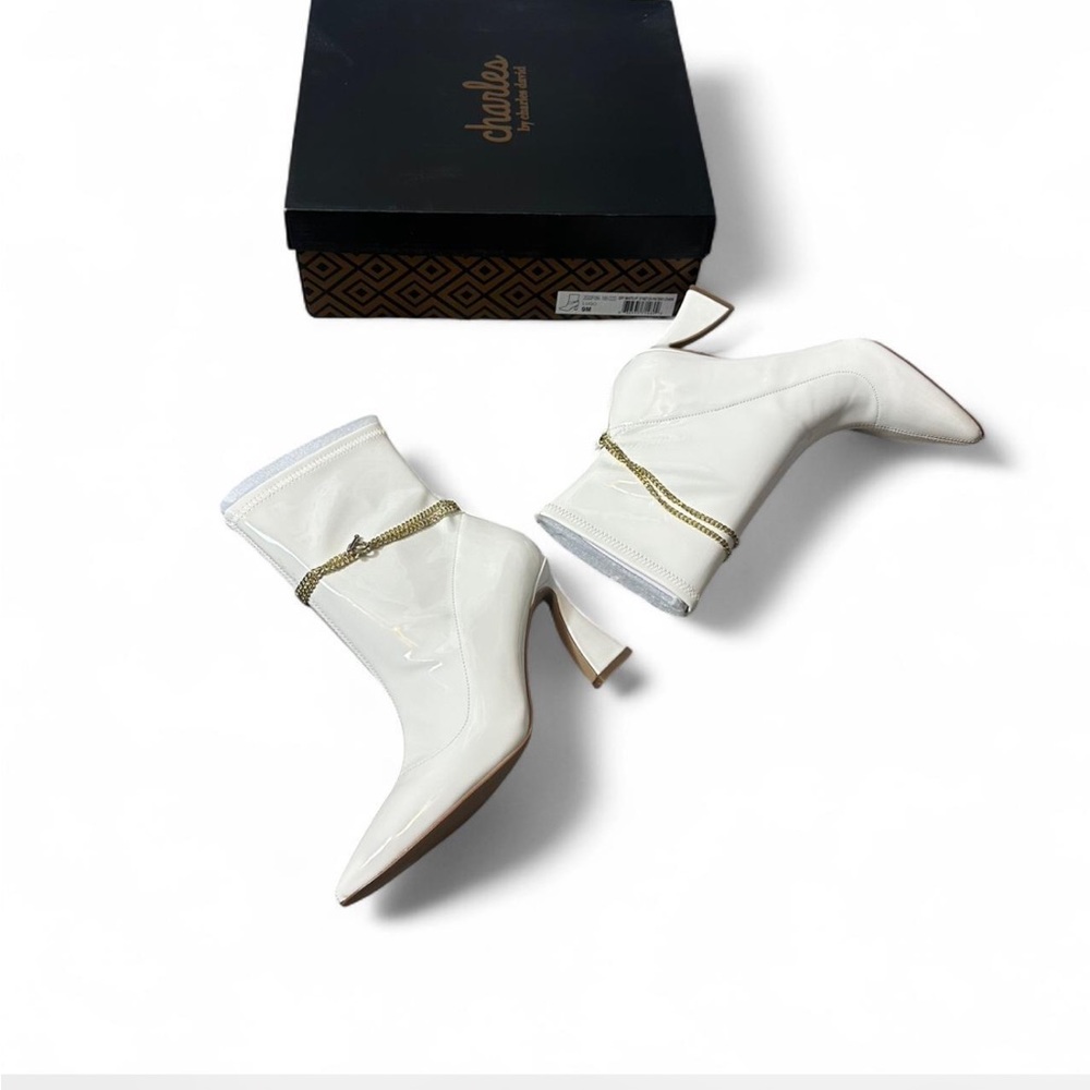 Chain Pointed Toe Bootie - Picture 7 of 16